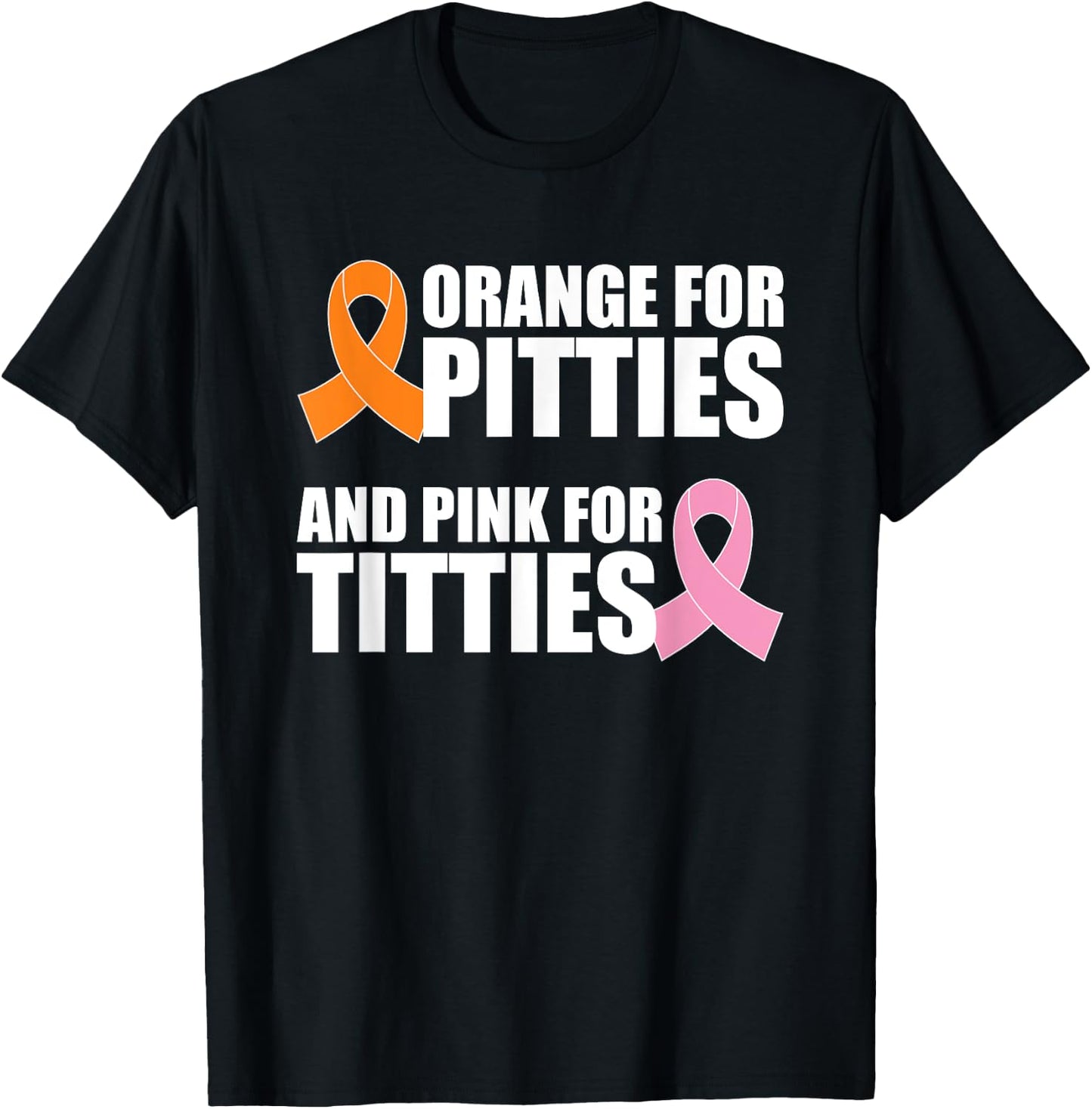 Pit Bull And Breast Cancer Awareness October Pitties Titties T-Shirt - T-Shirt | Black
