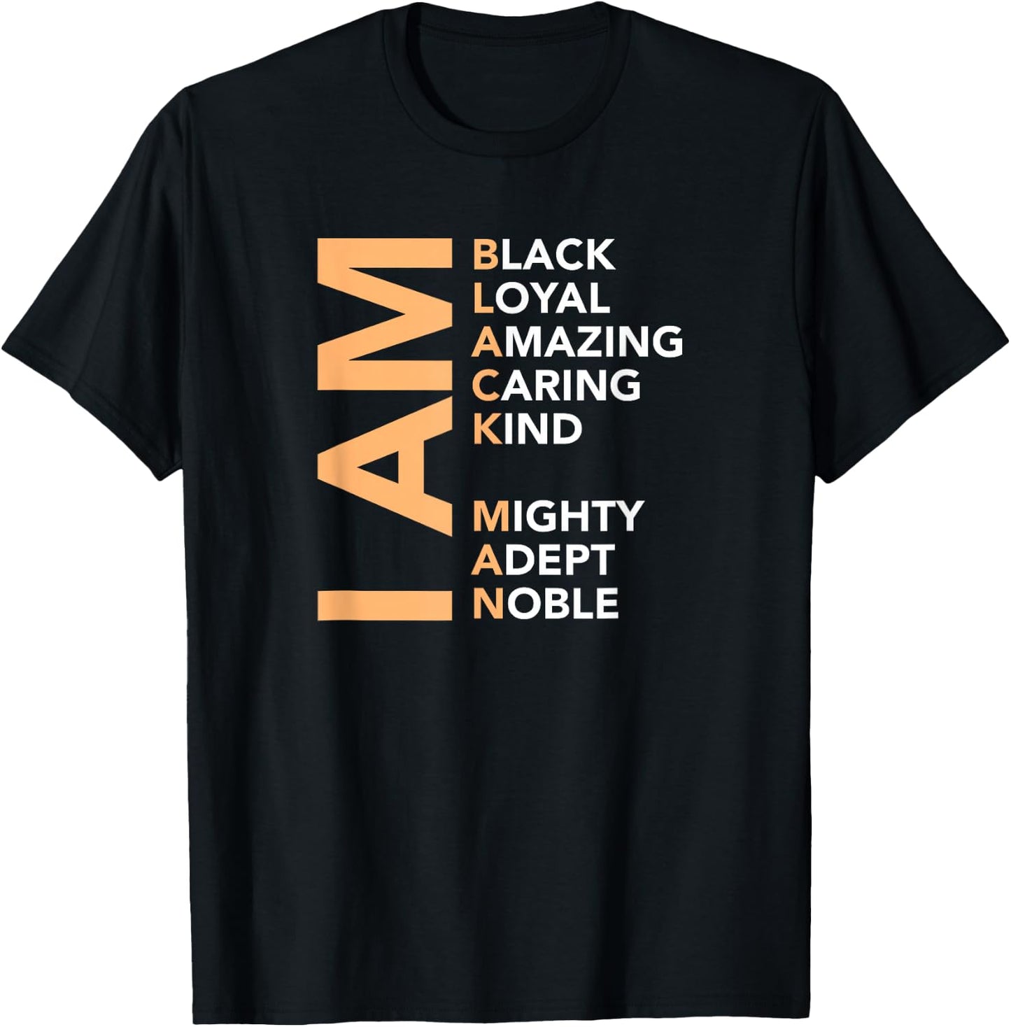 I Am Black Man African American Mighty Black History T-Shirt - T-Shirt | Black