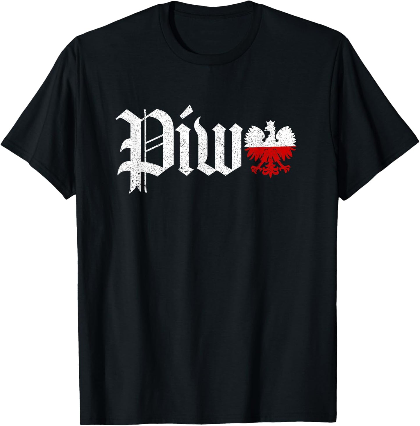 Polska Piwo Polish Beer T-Shirt - T-Shirt | Black