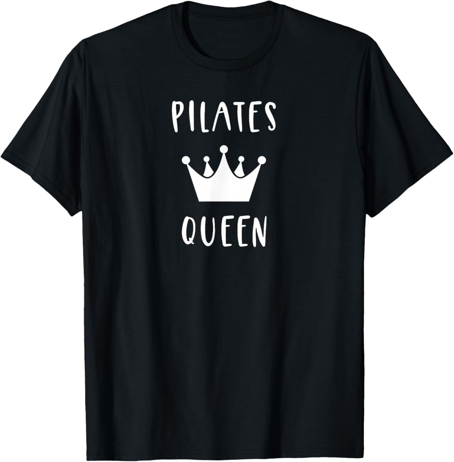 Pilates Queen fitness exercise workout wellness T-Shirt - T-Shirt | Black