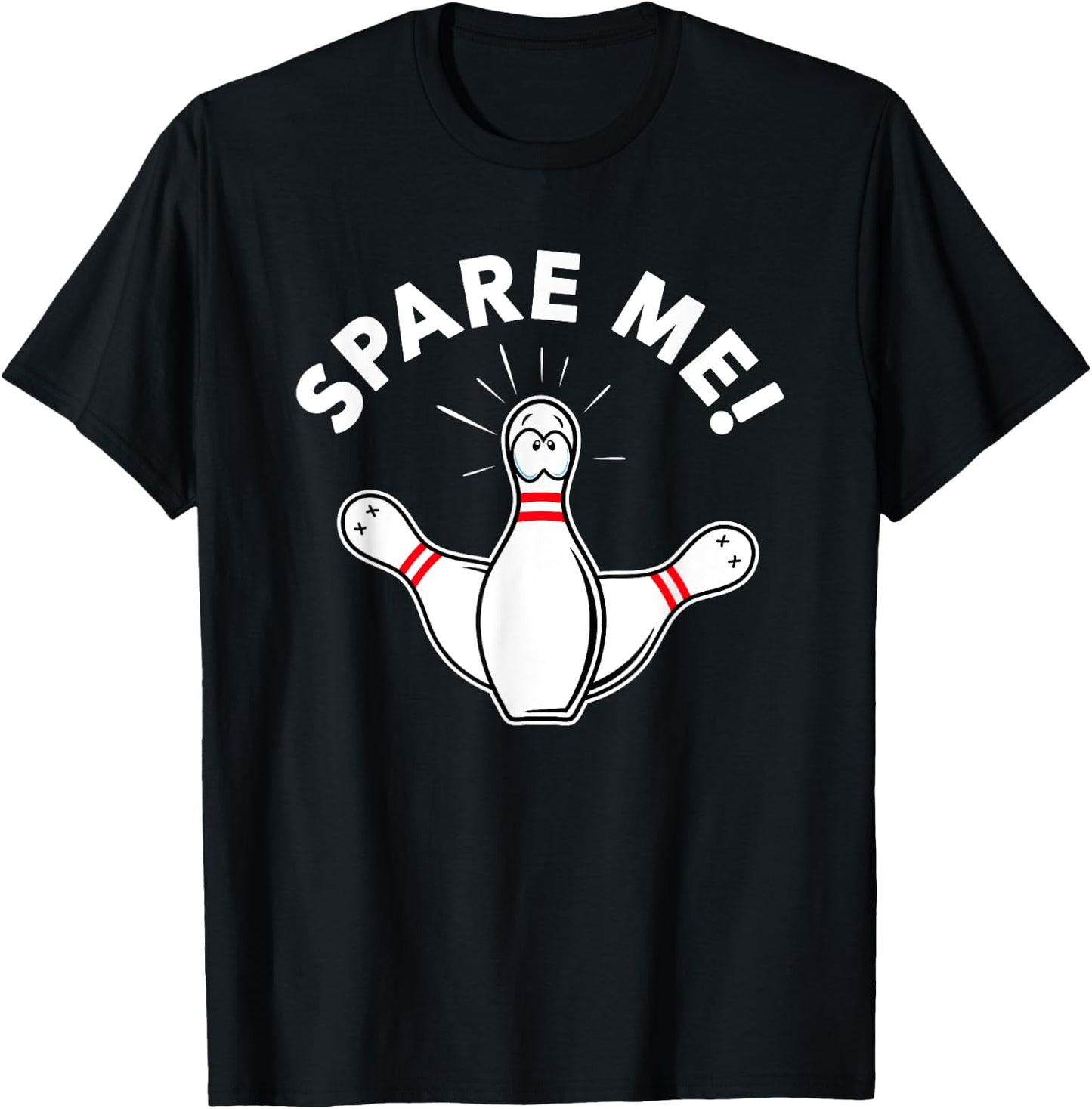 Cute Bowling Shirt For Kids Boys Or Girls - Spare Me T-Shirt - T-Shirt | Black
