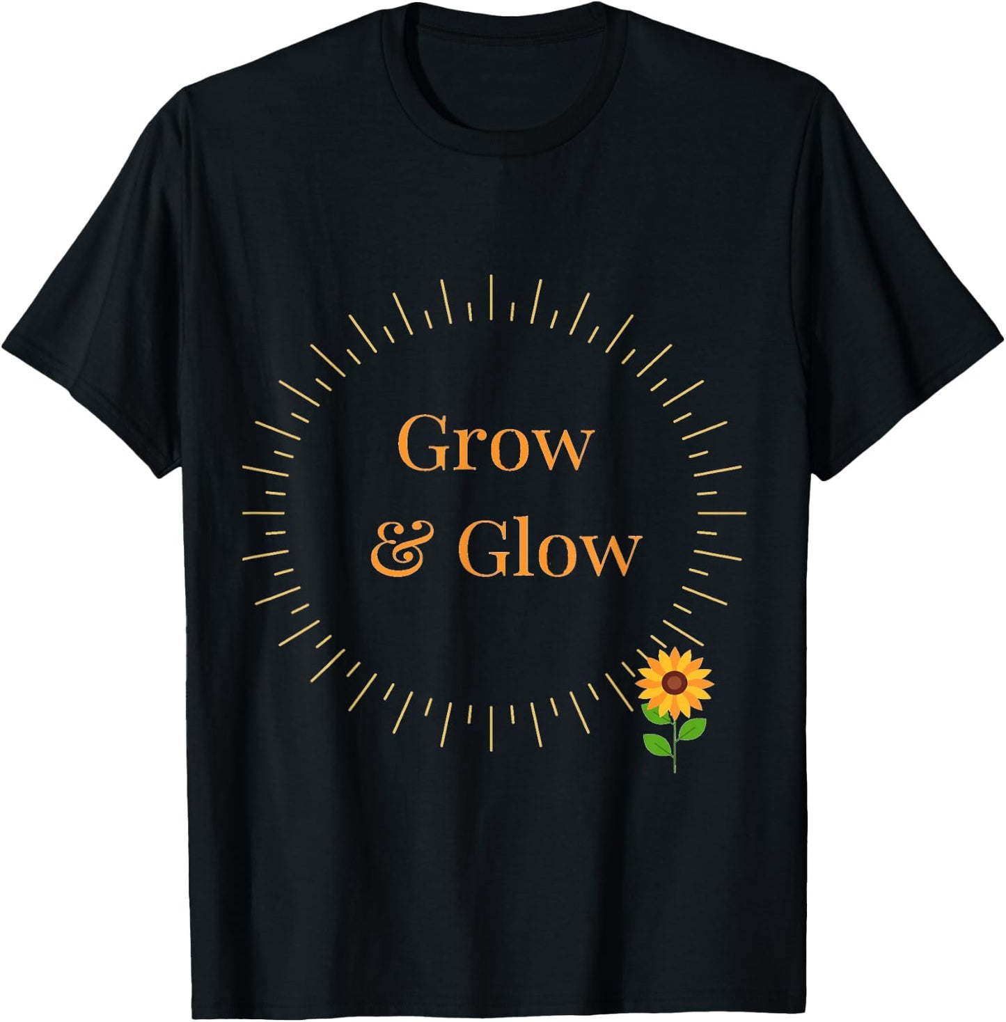 Grow & Glow T-Shirt - T-Shirt | Black