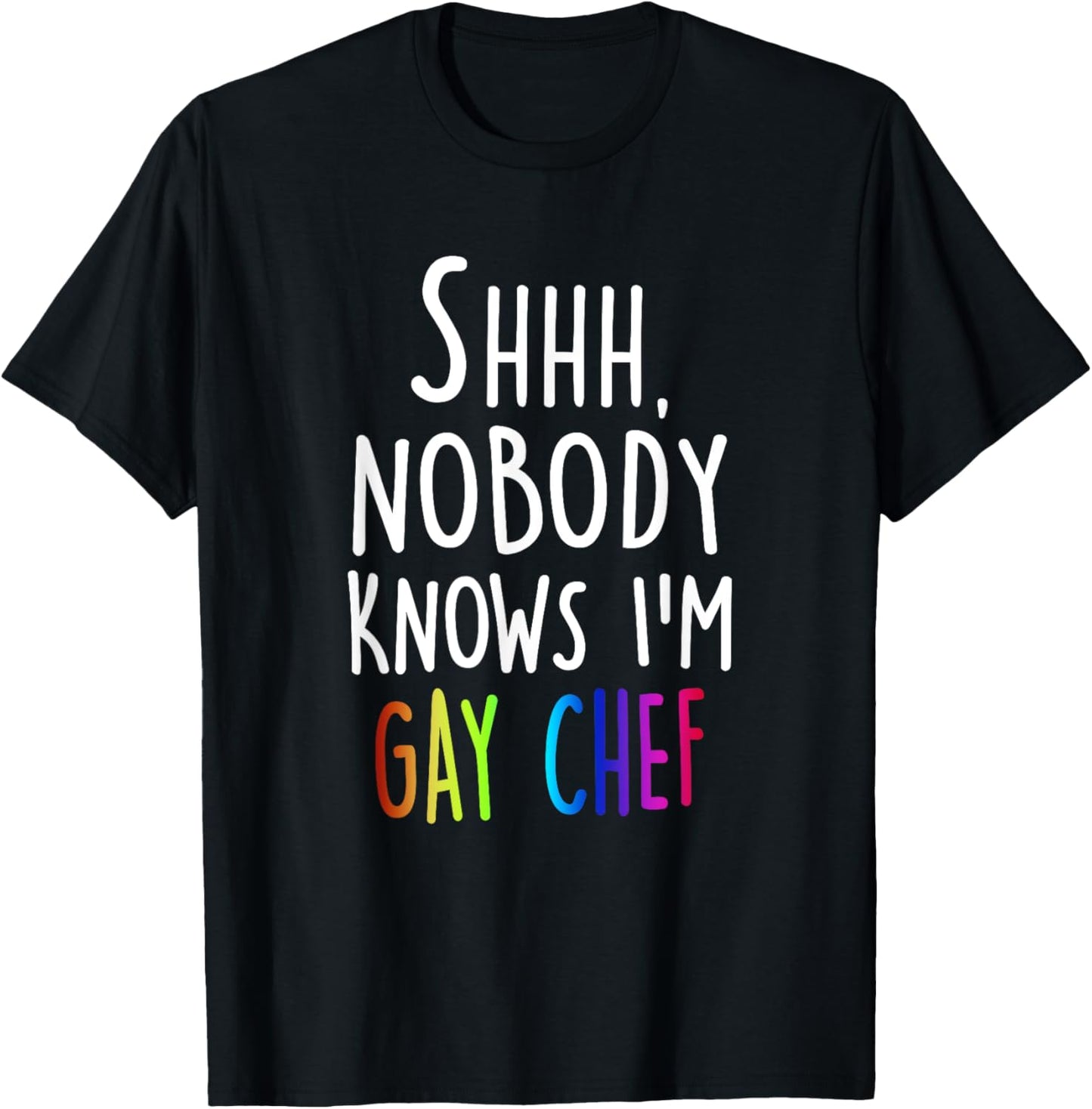 Cook Chef Funny LGBQT GAY Kitchen T-Shirt - T-Shirt | Black