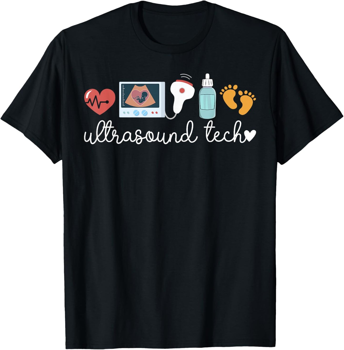 Ultrasound Tech Ultrasound Technology T-Shirt - T-Shirt | Black