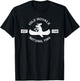 Michigan Shirt | Isle Royale National Park Moose Canoe T-Shirt - T-Shirt | Black