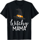 Witchy Mama Halloween Witch Outfit Costume Mom Mother T-Shirt - T-Shirt | Black