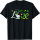 LOVE St. Patrick's Day Hippo Costume Clovers Lover Kids T-Shirt - T-Shirt | Black