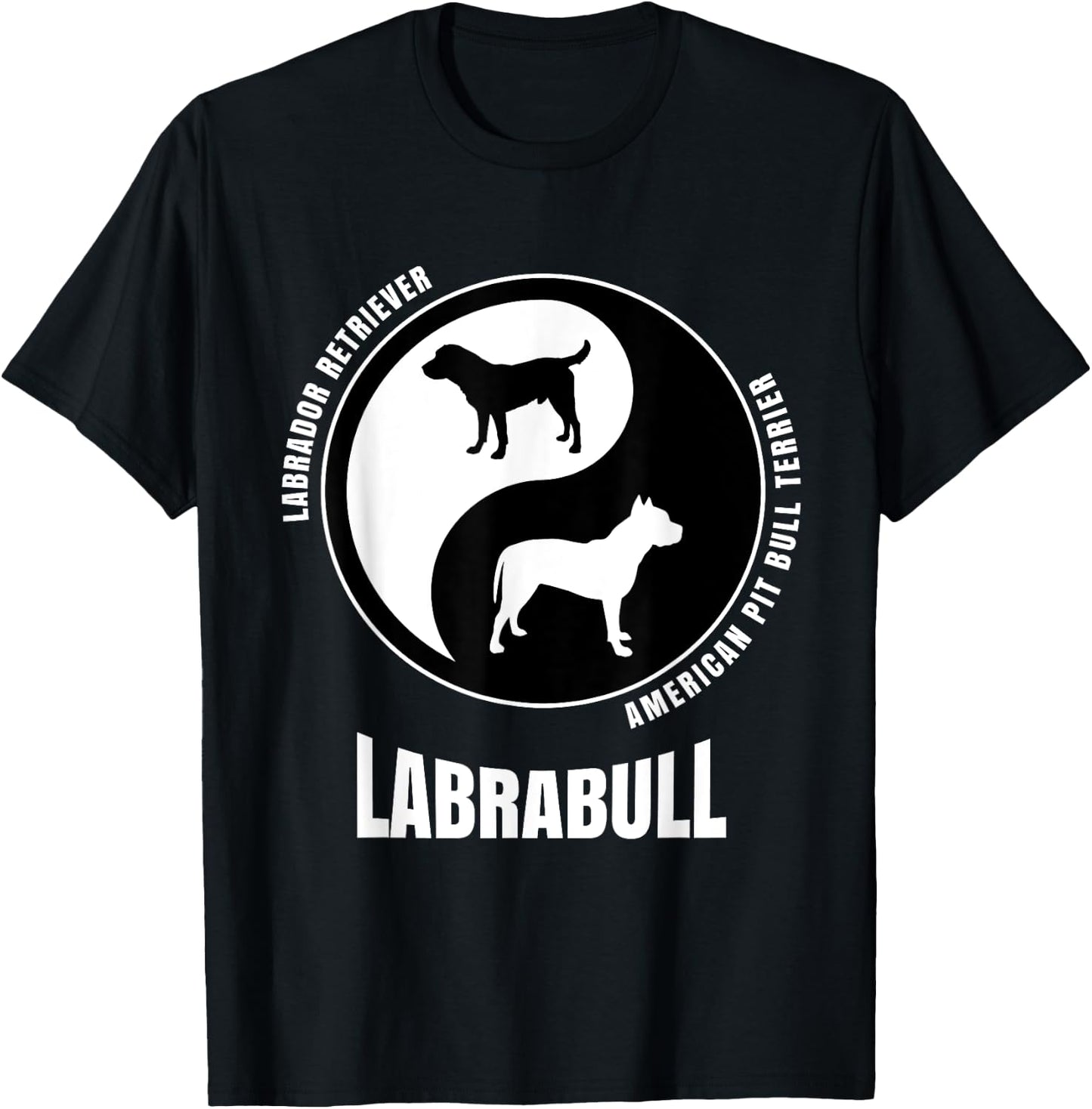 Labrabull Dog Lovers Shirt | Breeders Gift | Pet Labrabull Women Kids T-Shirt - T-Shirt | Black