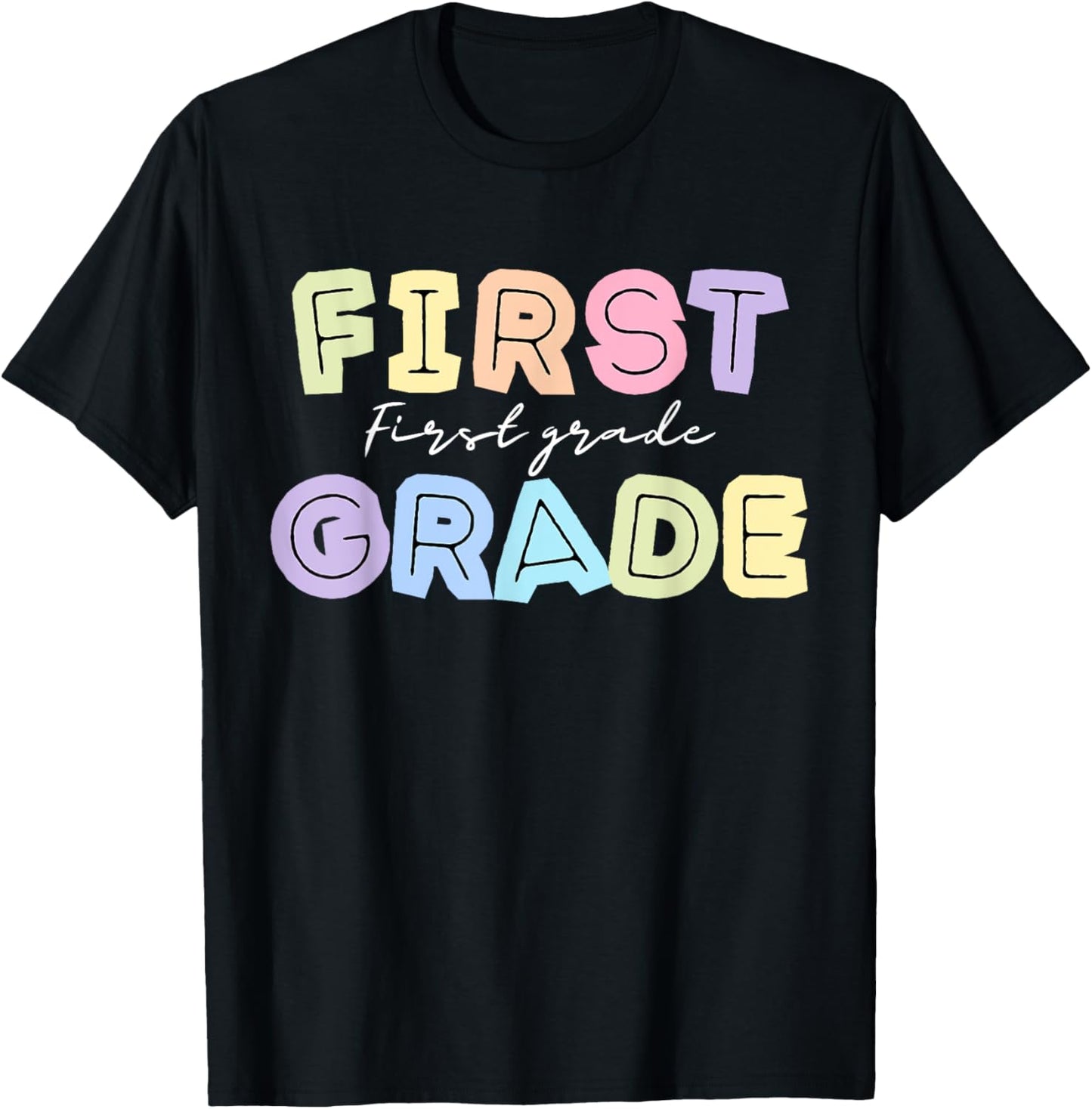 First day Teachers Welcome back to School Team 1st grade T-Shirt - T-Shirt | Black