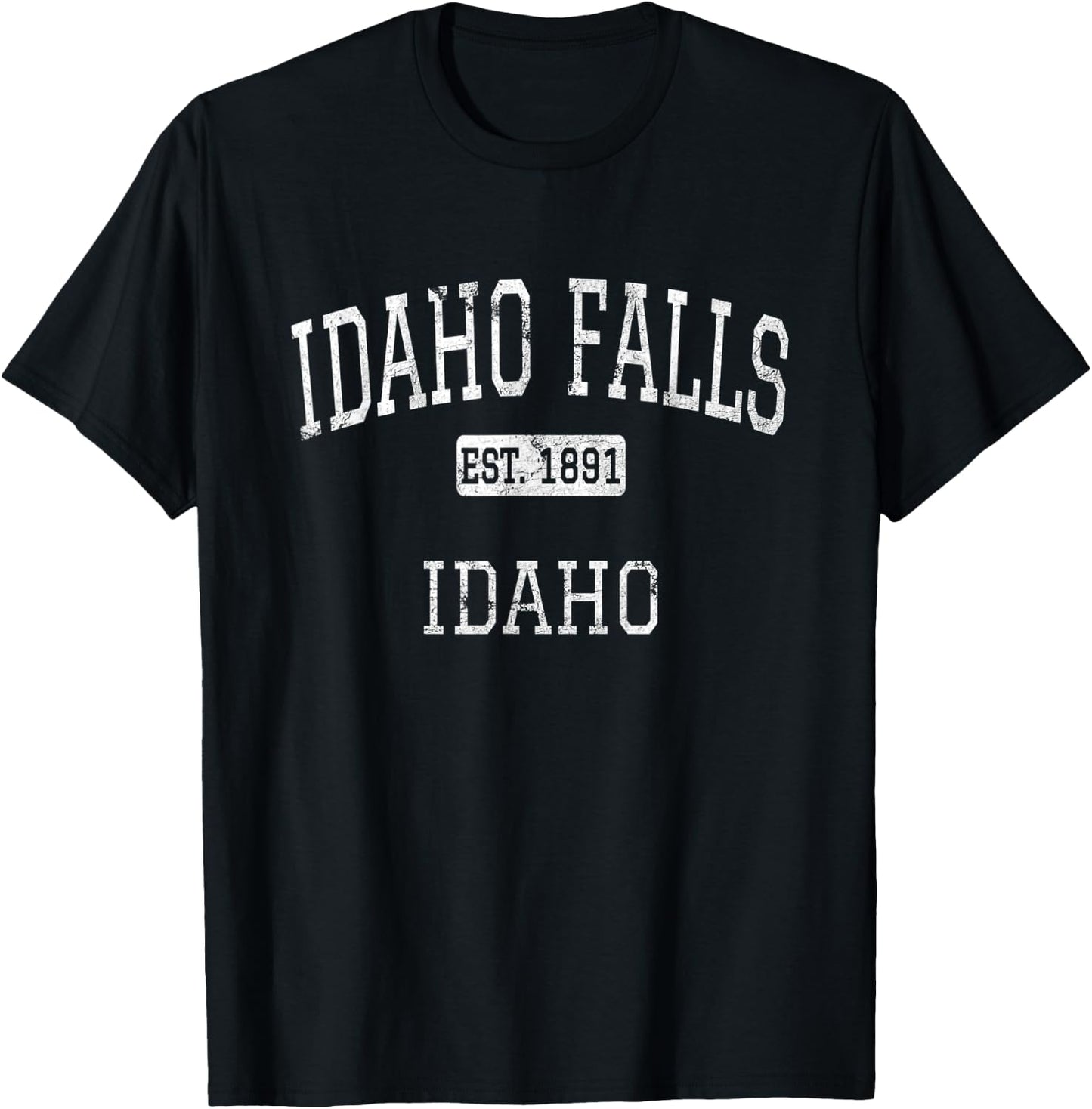 Idaho Falls Idaho ID Vintage T-Shirt - T-Shirt | Black