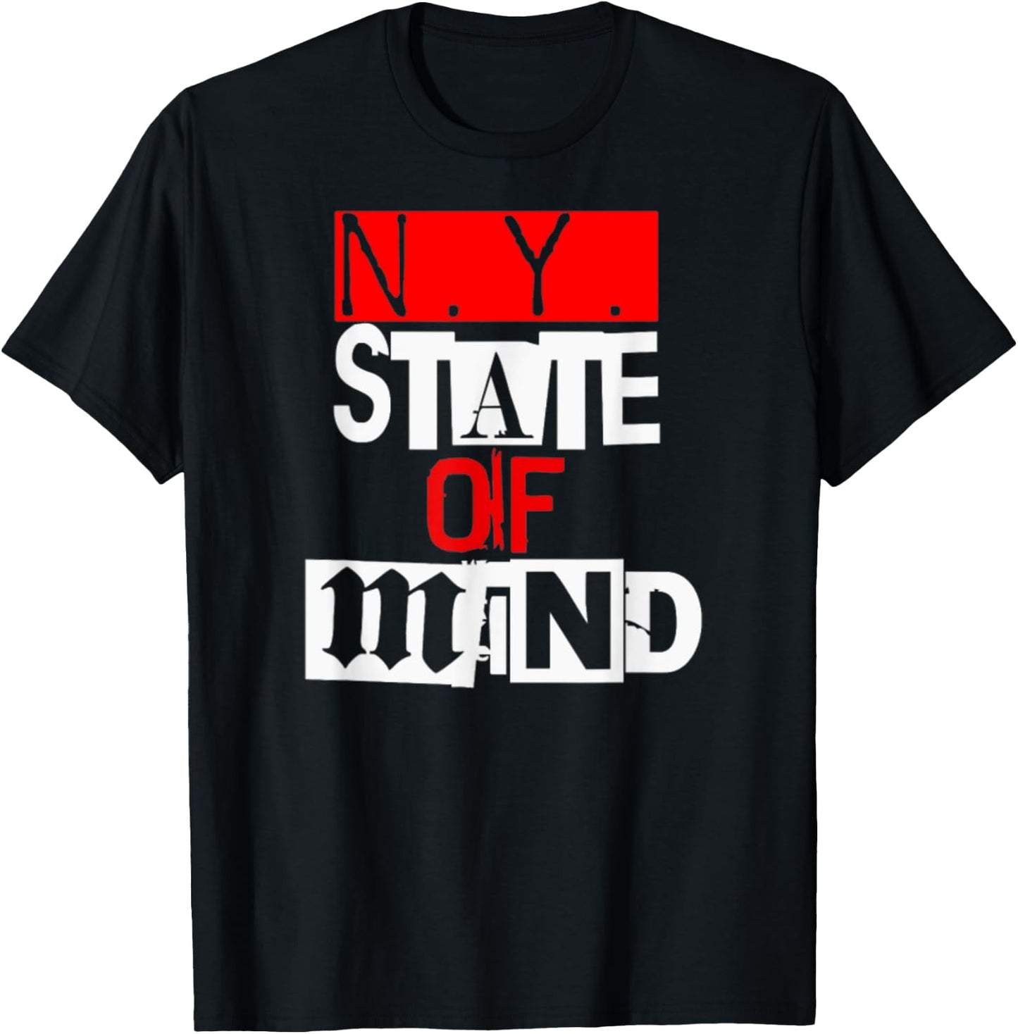 Ny State Of Mind T-Shirt - T-Shirt | Black