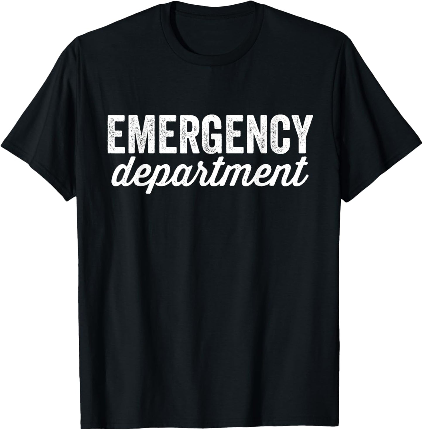 Emergency Department Emergency Room Healthcare ED Tech T-Shirt - T-Shirt | Black