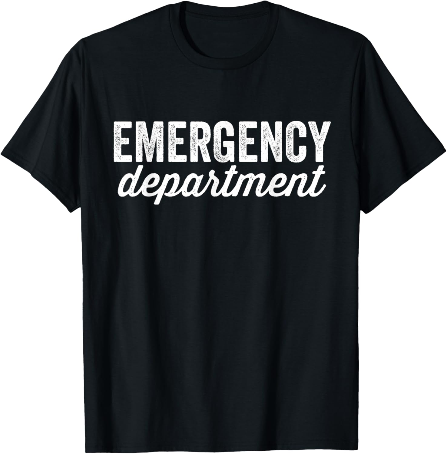 Emergency Department Emergency Room Healthcare ED Tech T-Shirt - T-Shirt | Black