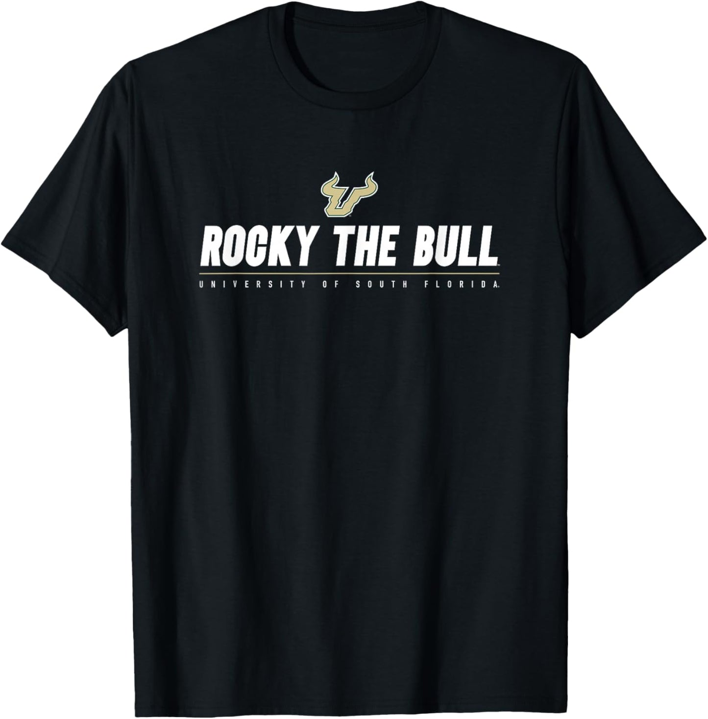 University of South Florida USF Bulls School Spirit T-Shirt - T-Shirt | Black