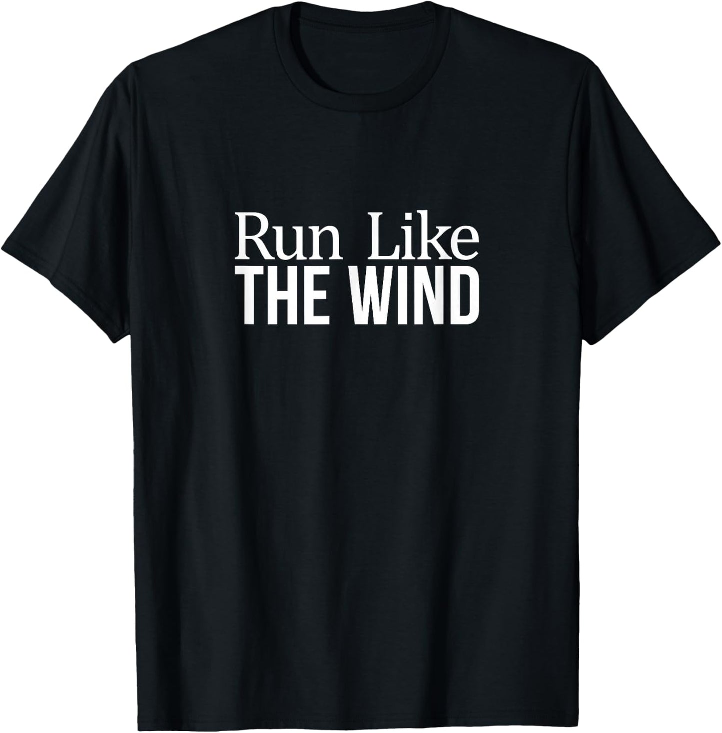 Run Like The Wind T-Shirt - T-Shirt | Black