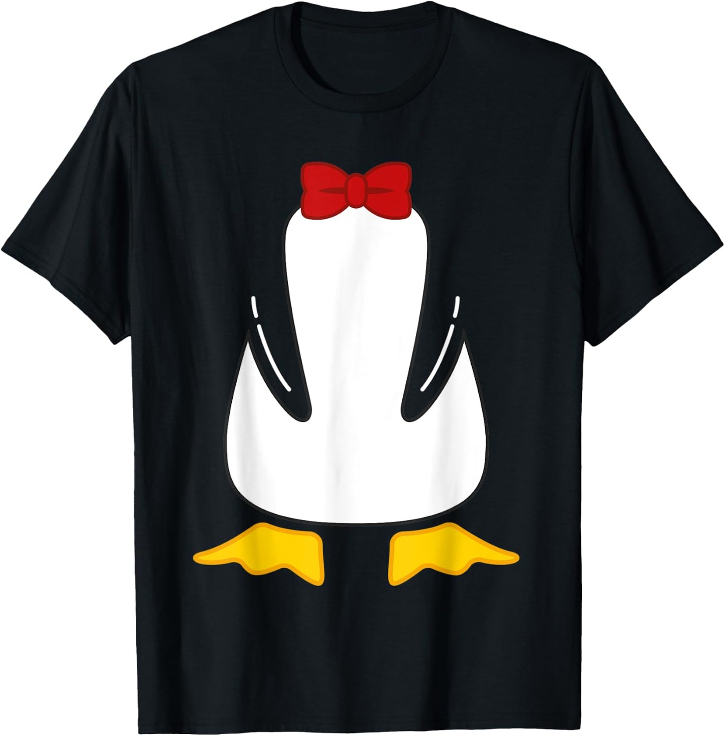 Funny Funky Penguin Body T-Shirt - T-Shirt | Black