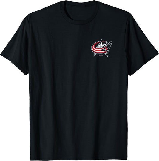 Columbus Blue Jackets Support Navy Officially Licensed T-Shirt - T-Shirt | Black