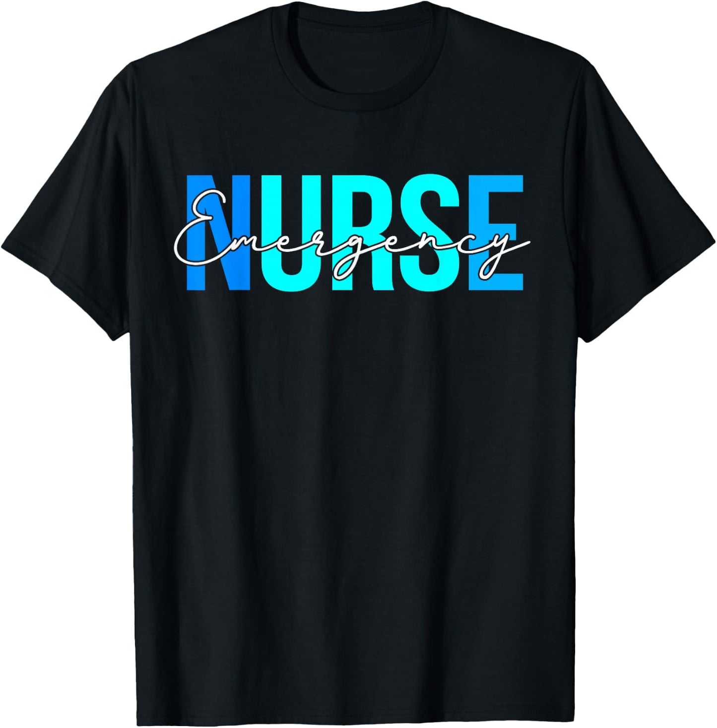 Women Emergency Nurse Gifts For Nursing Apparel T-Shirt - T-Shirt | Black