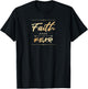 Faith Over Fear Women Bible Saying Christian T-Shirt - T-Shirt | Black