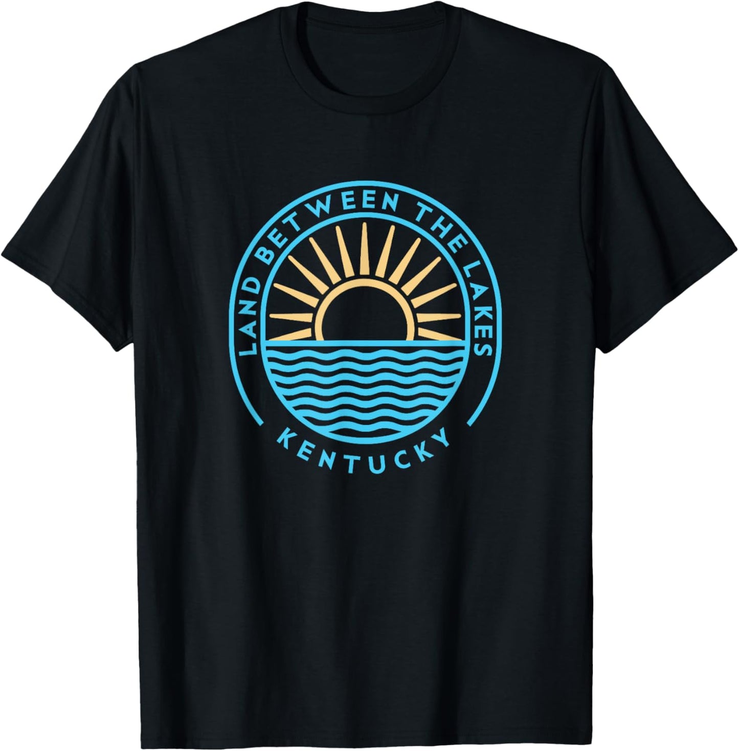 Land Between the Lakes Kentucky Outdoors Vintage T-Shirt - T-Shirt | Black