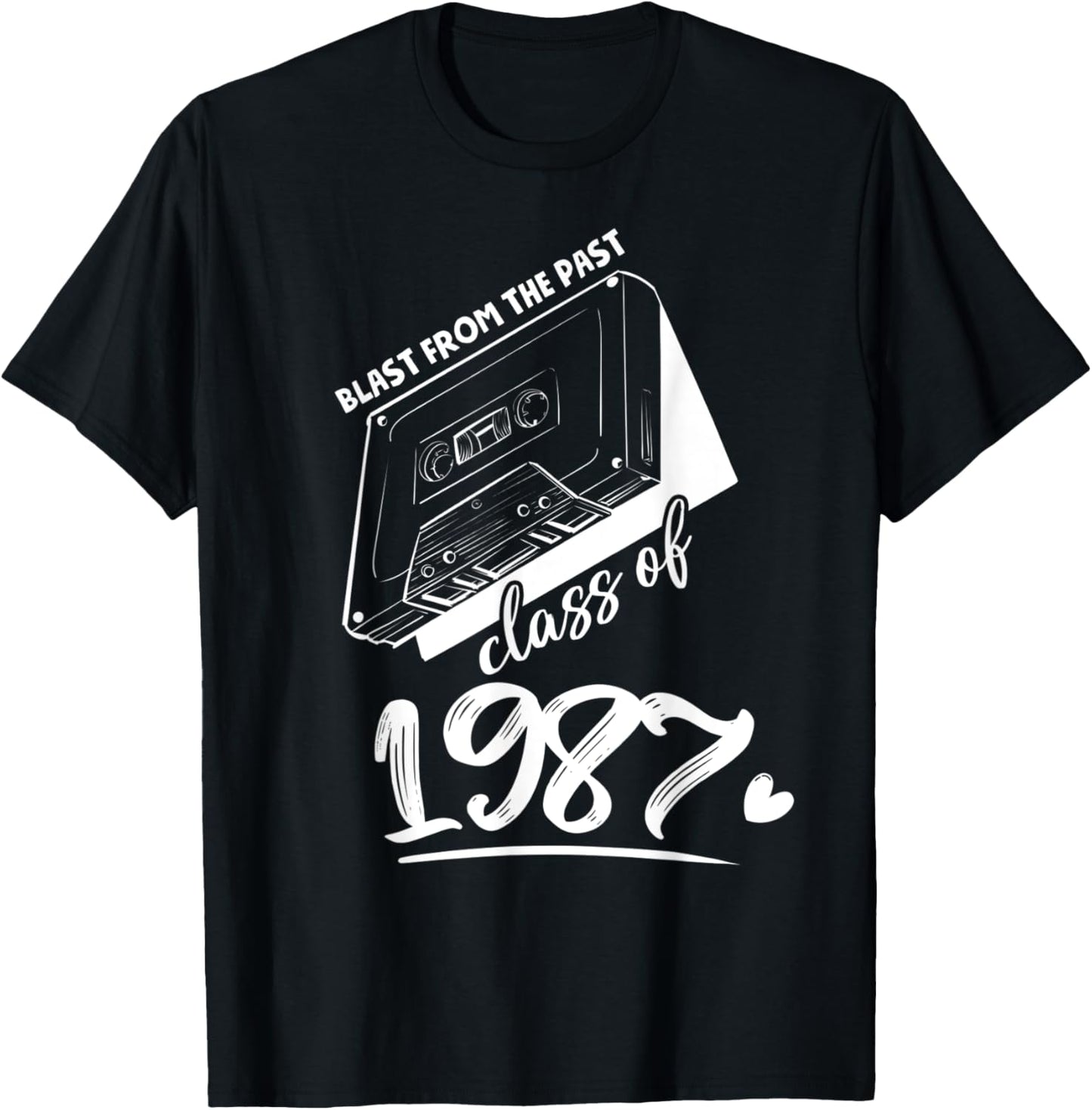 Reunion Class of 1987 School Graduation Blast From The Past T-Shirt - T-Shirt | Black