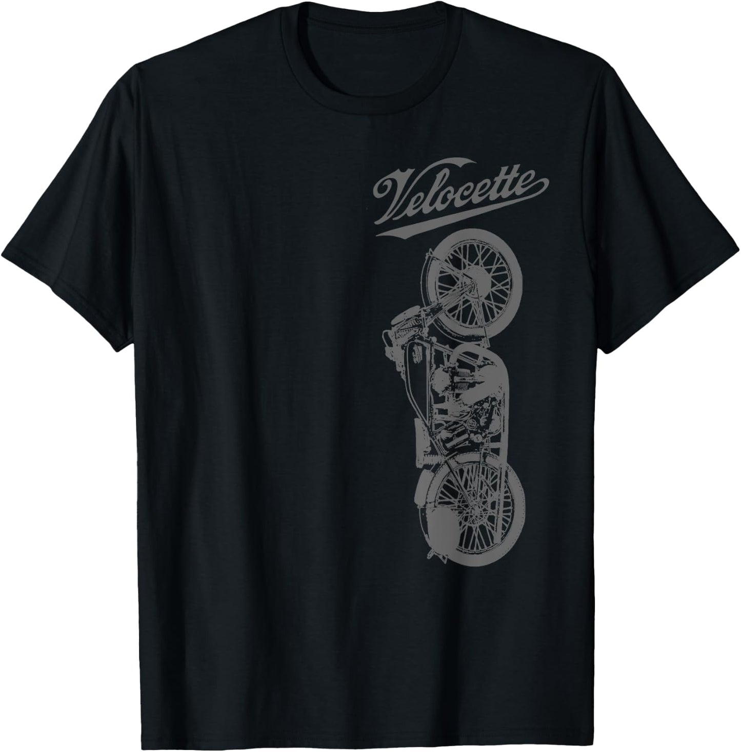 Vincent Velocette Motorcycle Vintage Classic T-Shirt - T-Shirt | Black