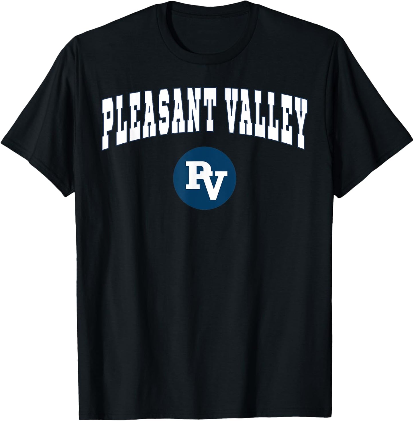 Pleasant Valley High School Spartans C2 T-Shirt - T-Shirt | Black