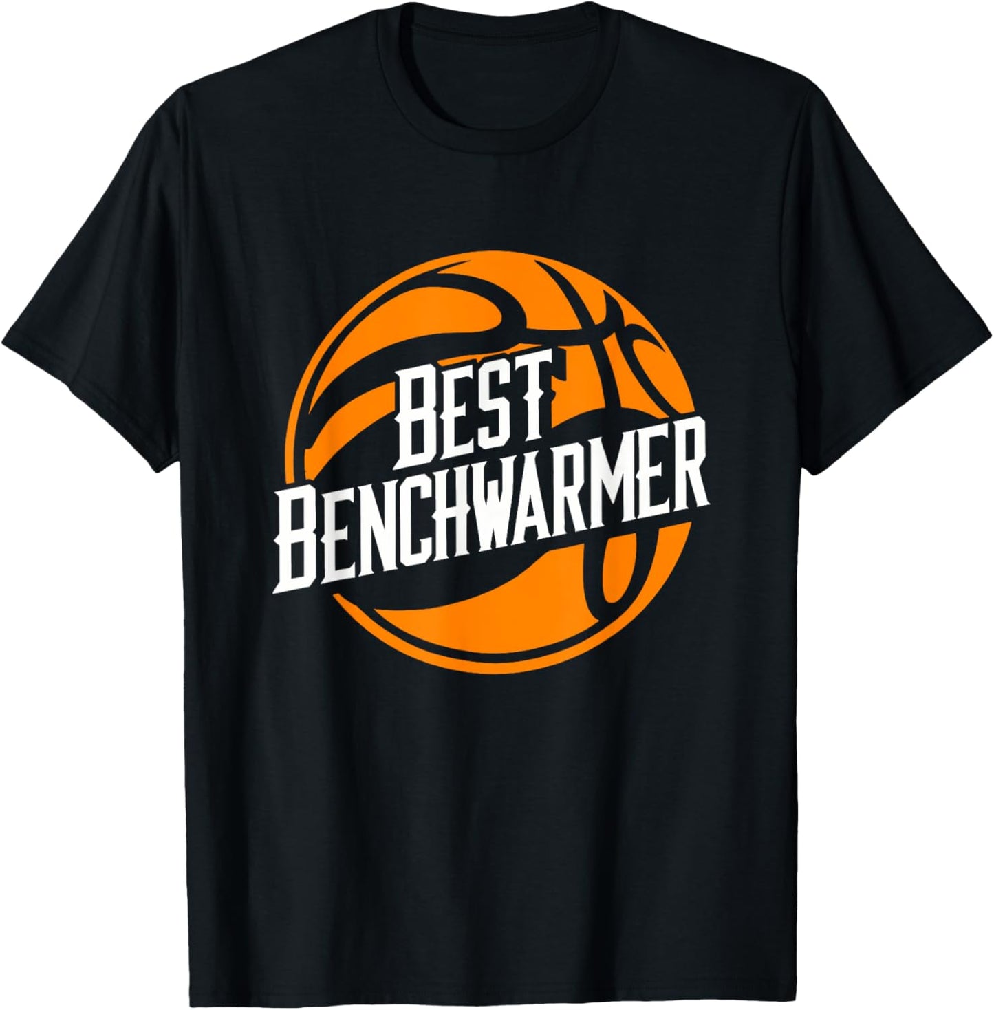 Funny saying: Best Benchwarmer Bench Press Basketball T-Shirt - T-Shirt | Black