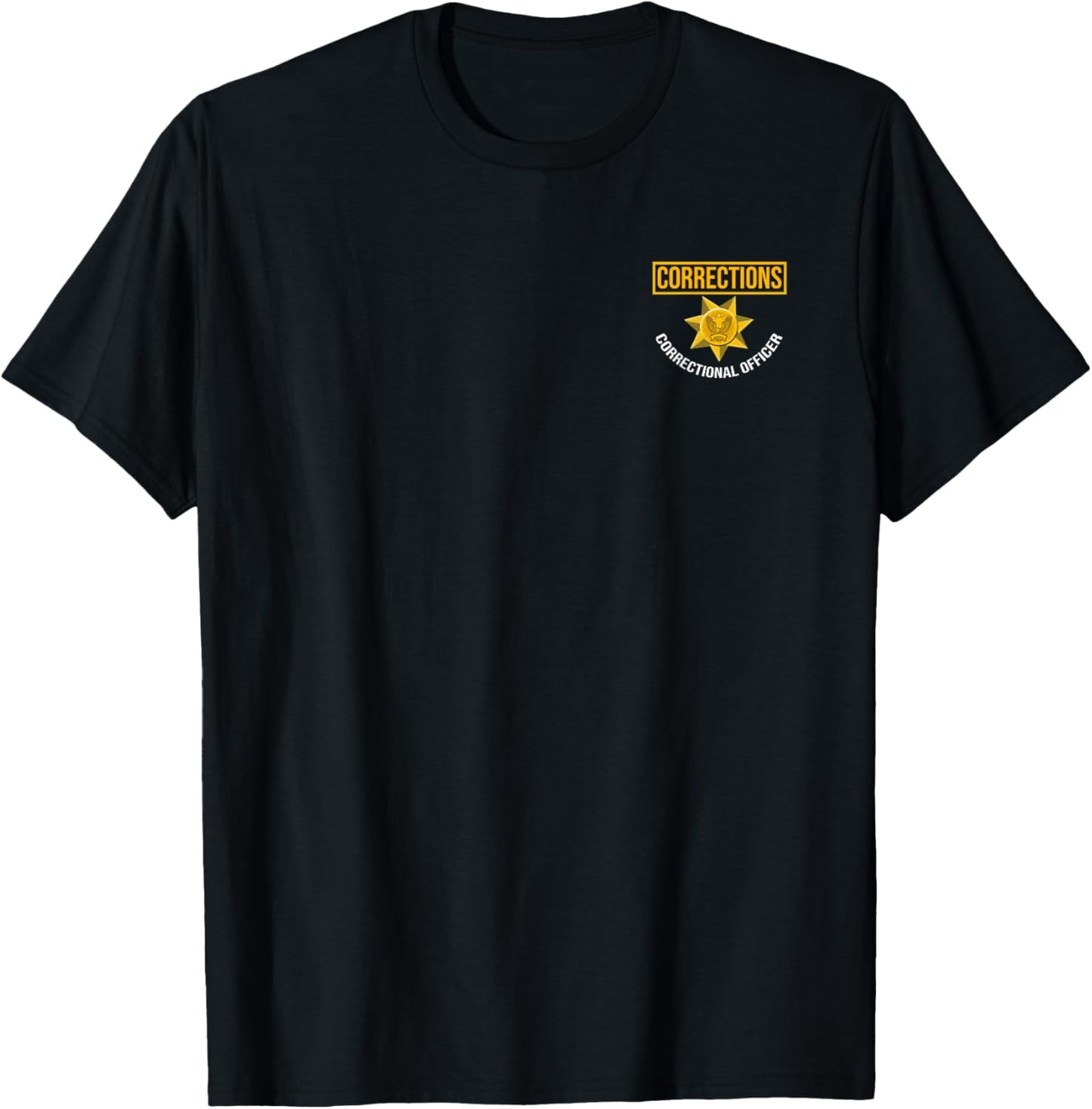 Halloween Uniform Corrections Costume Officer Policeman T-Shirt - T-Shirt | Black