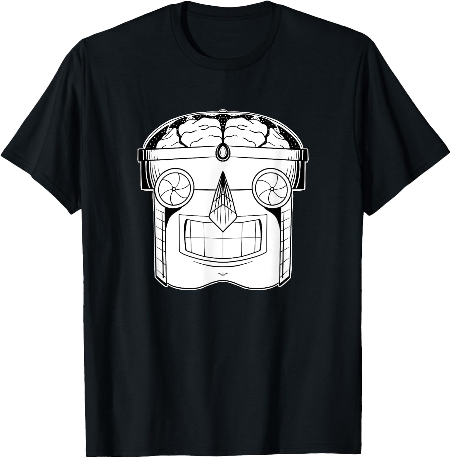 Creatures of Legend - Retro Robot Overlord T-Shirt - T-Shirt | Black