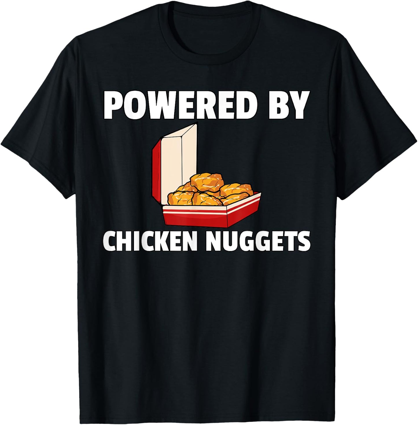Chicken Nugget Funny Chicken Nuggs T-Shirt - T-Shirt | Black