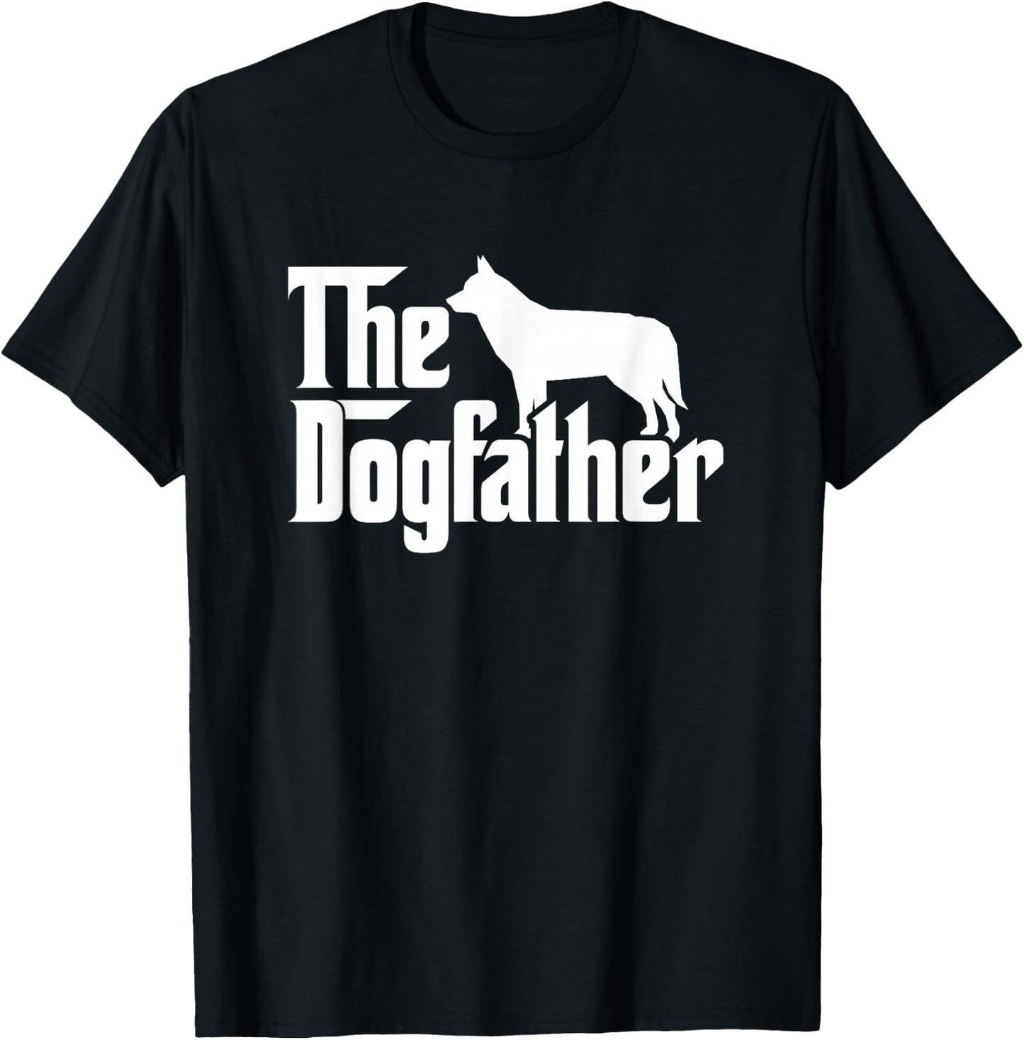 Siberian Husky The Dogfather T-Shirt - T-Shirt | Black