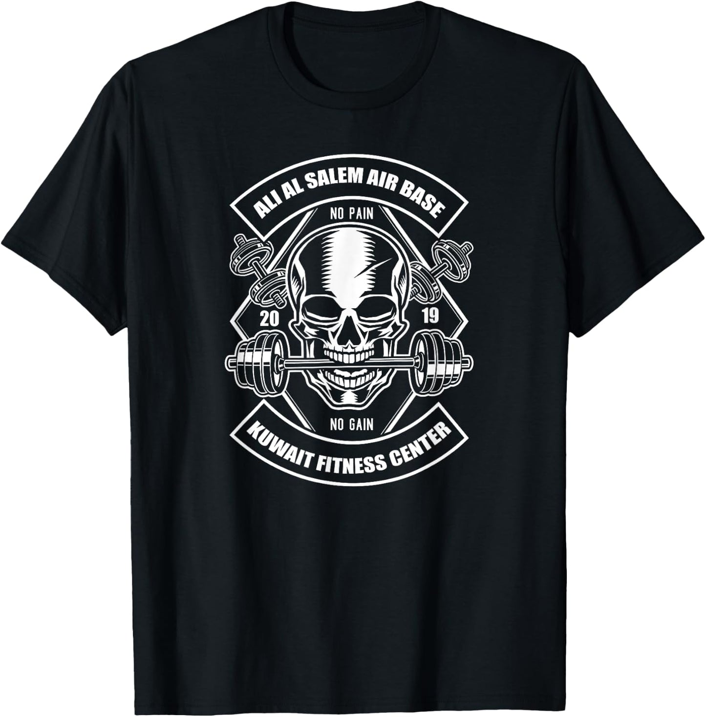Ali Al Salem Air Base Kuwait Fitness T-Shirt - T-Shirt | Black
