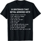 10 Sentences That Retail Workers Hate T-Shirt - T-Shirt | Black