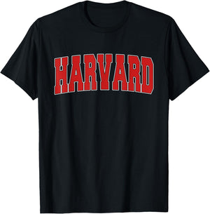 HARVARD IL ILLINOIS Varsity Style USA Vintage Sports T-Shirt - T-Shirt | Black
