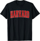 HARVARD IL ILLINOIS Varsity Style USA Vintage Sports T-Shirt - T-Shirt | Black