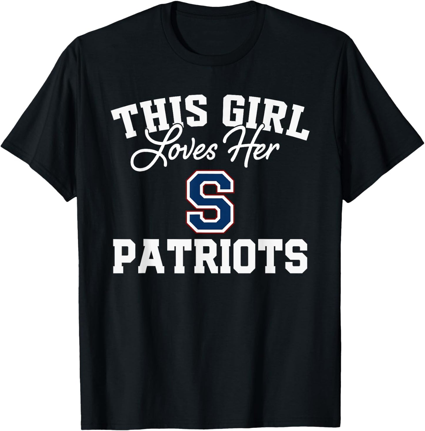 Logo This Girl Loves Her HS T-Shirt - T-Shirt | Black