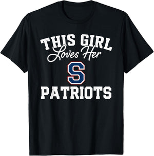 Logo This Girl Loves Her HS T-Shirt - T-Shirt | Black