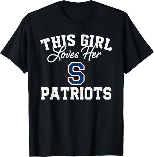 Logo This Girl Loves Her HS T-Shirt - T-Shirt | Black