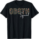 Floral OBGYN Squad Obstetrician Gynecologist T-Shirt - T-Shirt | Black