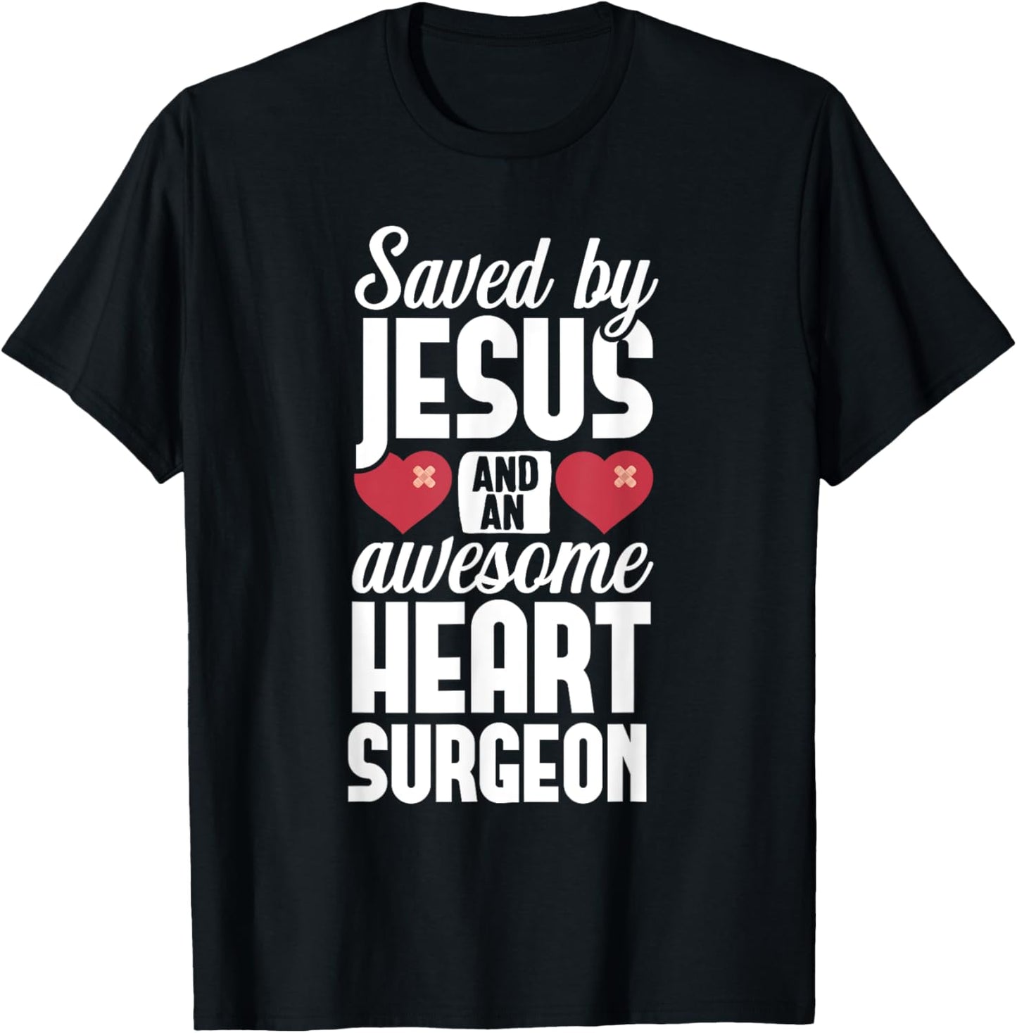 Open Heart Surgery Survivor Jesus Bypass Recovery T-Shirt - T-Shirt | Black