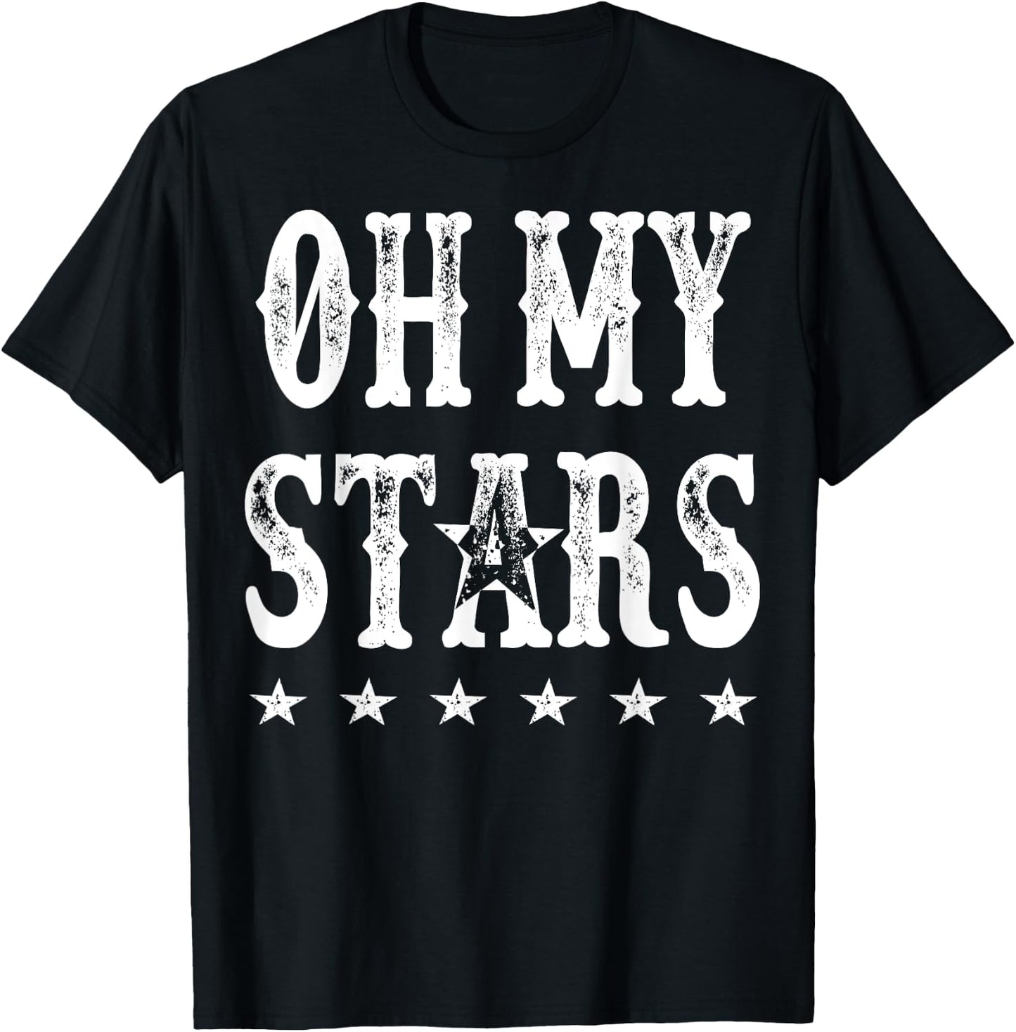 Oh My Stars 4th of July Patriotic Kids Men T-Shirt - T-Shirt | Black