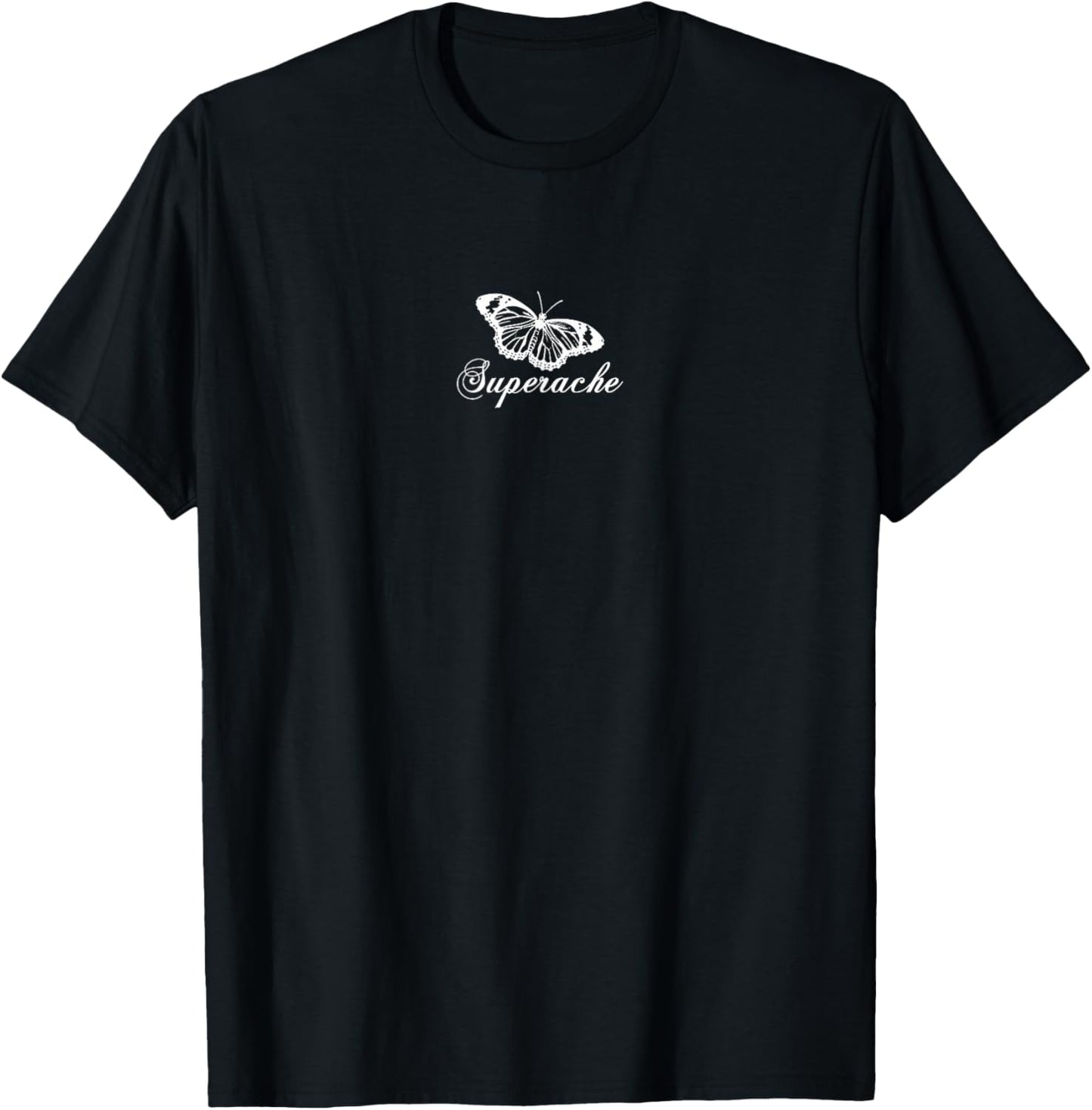 Conan Gray Official Superache Butterfly - Black, -Adult, Short Sleeve, Cotton Blend, Size S T-Shirt - T-Shirt | Black