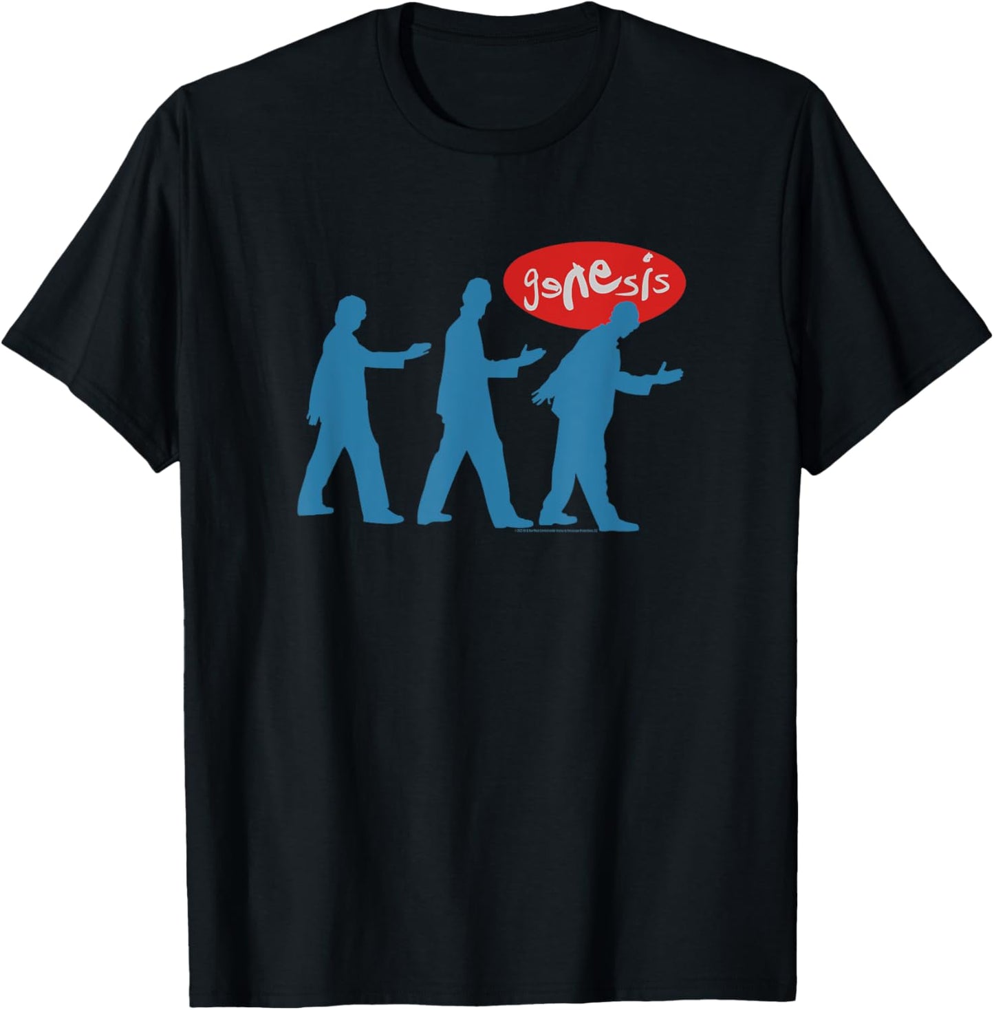 Genesis We Can't Dance Silhouettes T-Shirt - T-Shirt | Black