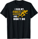 Ich lief meinen ersten Marathon lauf T-Shirt - T-Shirt | Black