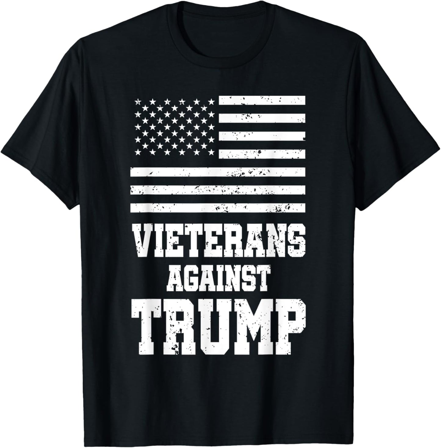 Veterans Against Trump T-Shirt - T-Shirt | Black