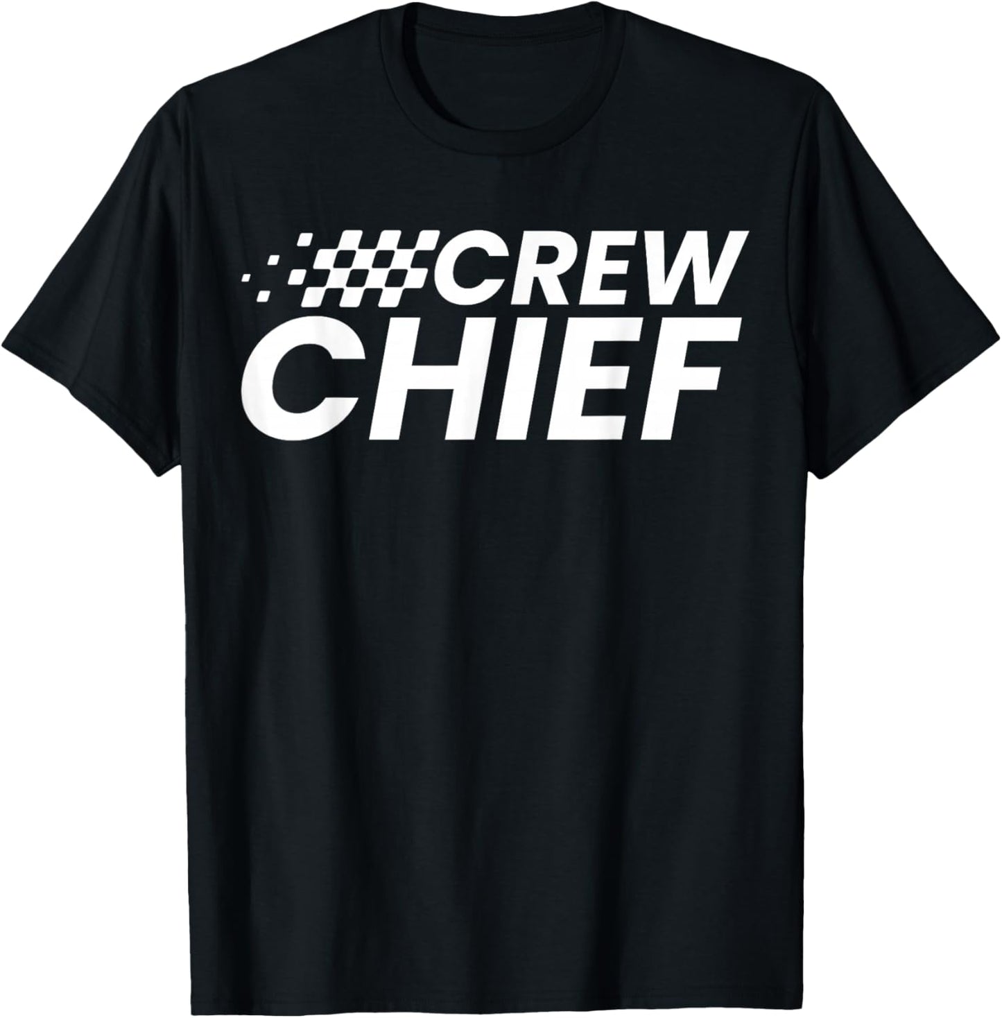 Crew Chief Pit Crew Racing Team Racer Car T-Shirt - T-Shirt | Black