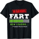 Warning Fart Now Loading Please Stand Back Funny Load T-Shirt - T-Shirt | Black