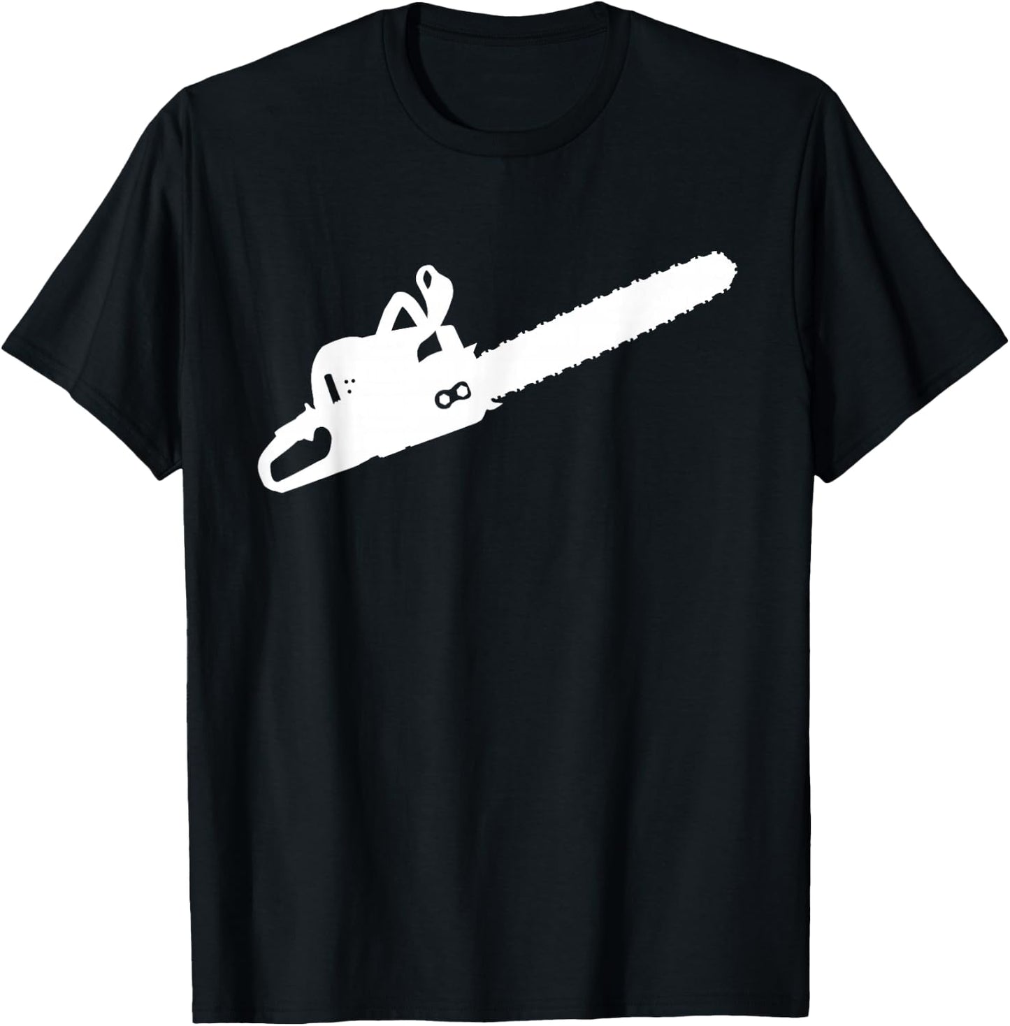 Silhouette Lumberjack Chainsaw Woodworker Arborist Logger Small T-Shirt - T-Shirt | Black