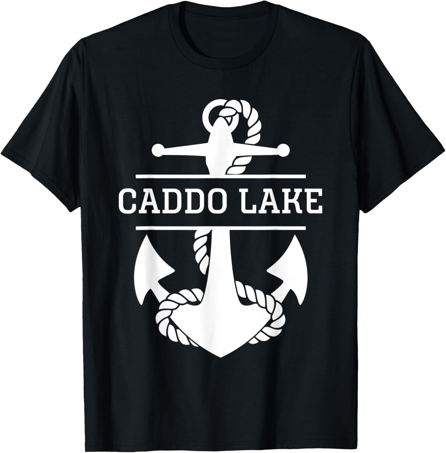 Caddo Lake Texas Louisiana USA Nautical T-Shirt - T-Shirt | Black